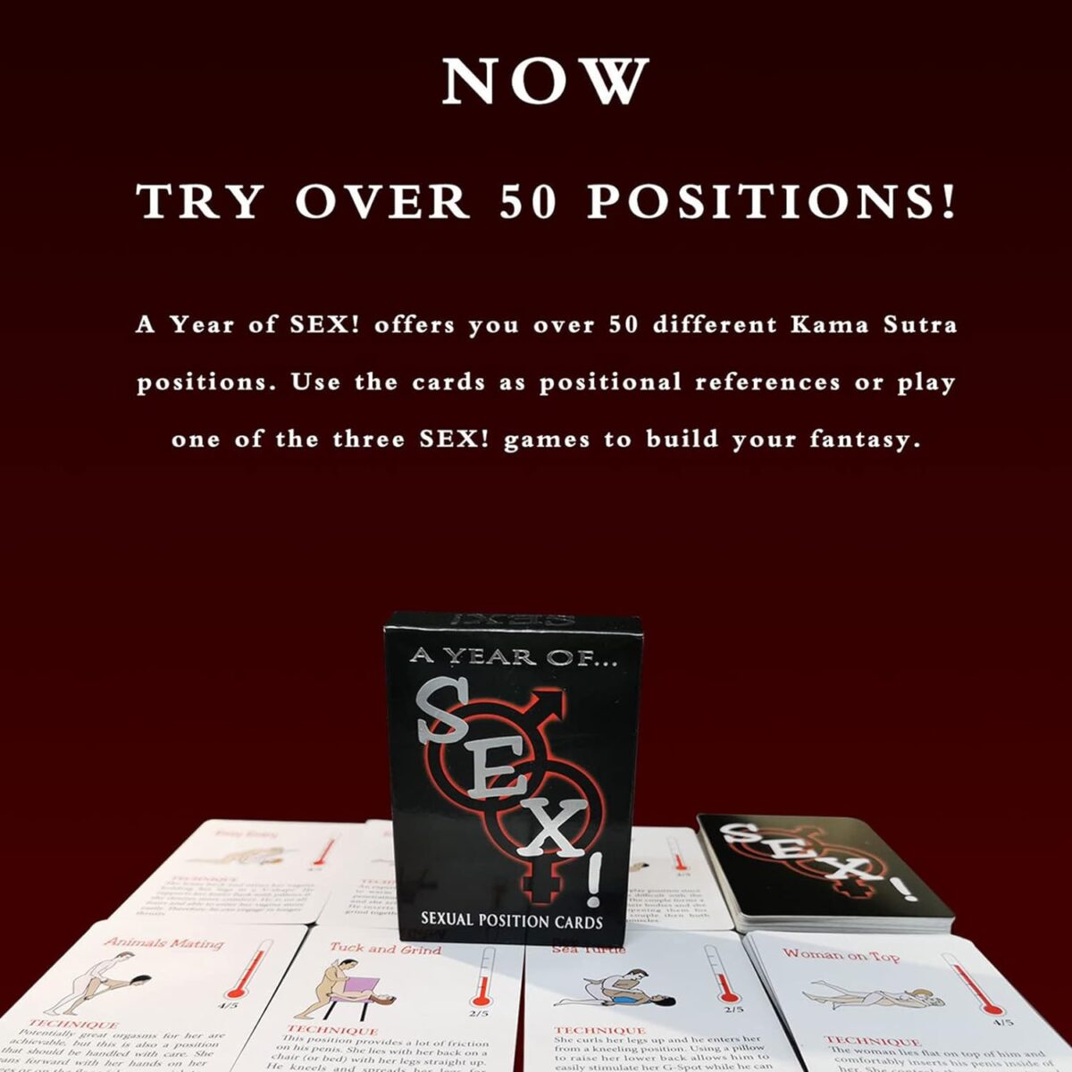 A Year Of Sex 50 Sexual Positions | MnM Box Deals